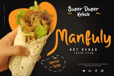 Manful Font twinletter 