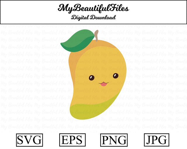 Mango - Fruit SVG MyBeautifulFiles 