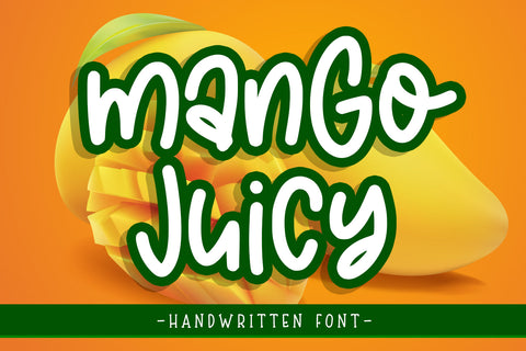 Mango Juicy Font Abo Daniel Studio 
