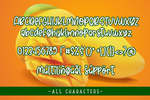 Mango Juicy Font Abo Daniel Studio 