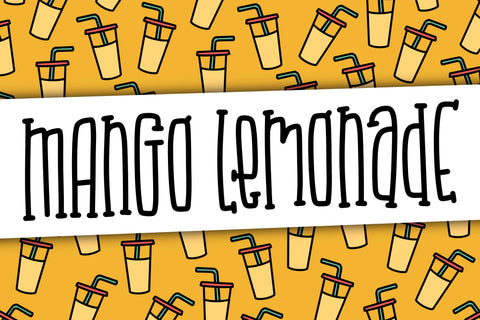 Mango Lemonade Font Kitaleigh 