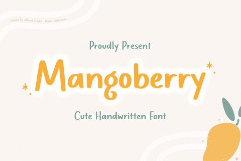 Mangoberry Font Allouse.Studio 