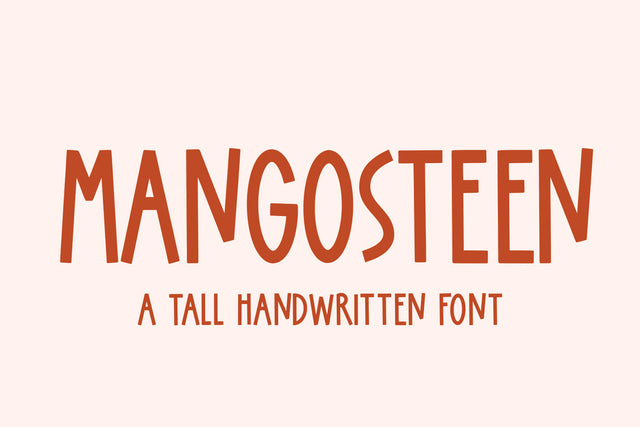 Mangosteen Font Mozarella 