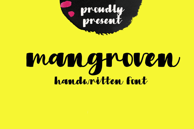 Mangroven Font Wildan Type 