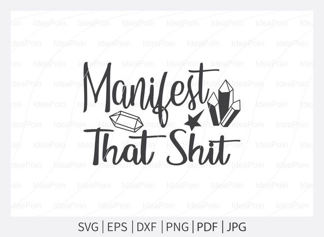 Manifest That Shit Svg, Meditation Svg Bundle, Yoga svg bundle, Love to Meditate, Spiritual SVG, Meditation Svg, Meditation Designs, Lotus Svg, Cut Files for Crafte SVG Dinvect 