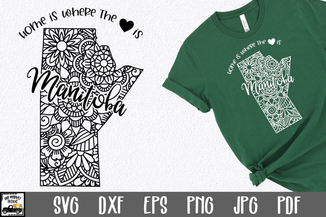 Manitoba SVG File - Canada Mandala Design SVG Old Market 