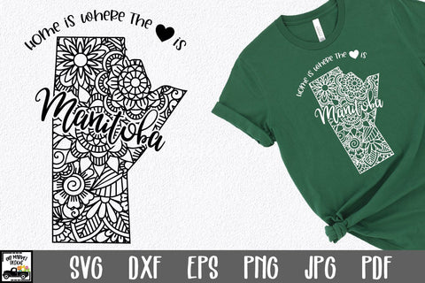 Manitoba SVG File - Canada Mandala Design SVG Old Market 