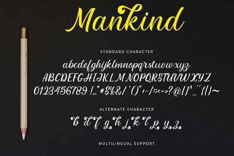 Mankind Font love script 