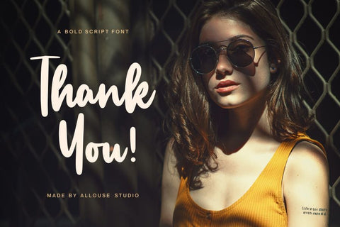 Manlyscript Font Allouse.Studio 