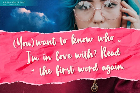 Manlyscript Font Allouse.Studio 