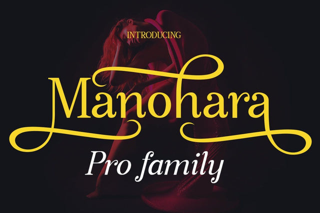 Manohara Family Pro Font arwah studio 