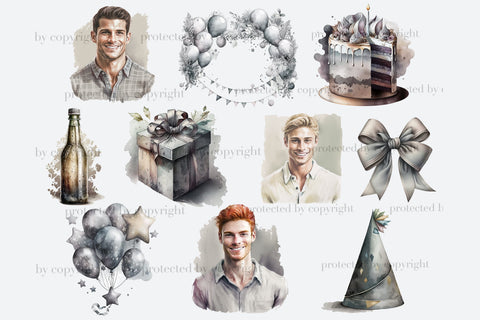 Mans Birthday PNG Files | Dad Sublimation PNG SVG GlamArtZhanna 