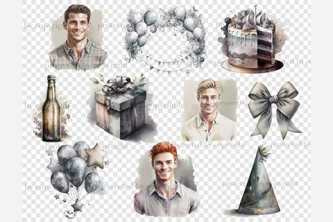Mans Birthday PNG Files | Dad Sublimation PNG SVG GlamArtZhanna 