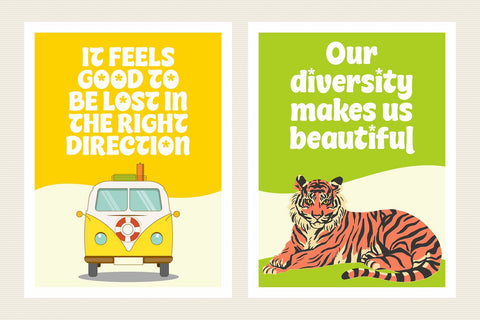 Mantra Rimba – Playful Display Font Font Four Lines Std. 