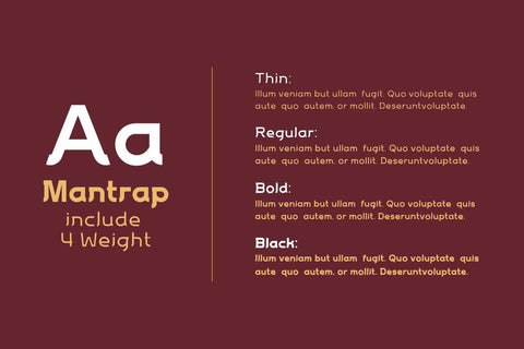 Mantrap Font twinletter 