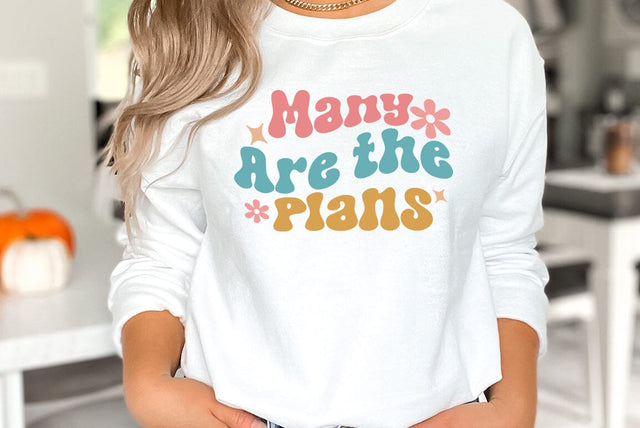 Many are the plans, Christian Quote SVG SVG FiveStarCrafting 