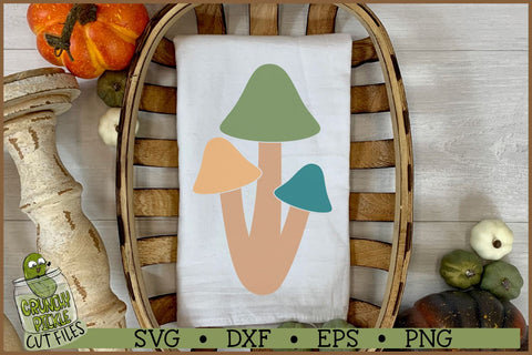 Many Mushrooms SVG Bundle SVG Crunchy Pickle 