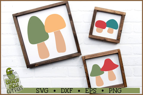 Many Mushrooms SVG Bundle SVG Crunchy Pickle 