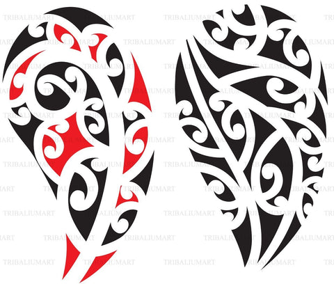 Maori tribal tattoo design SVG TribaliumArtSF 