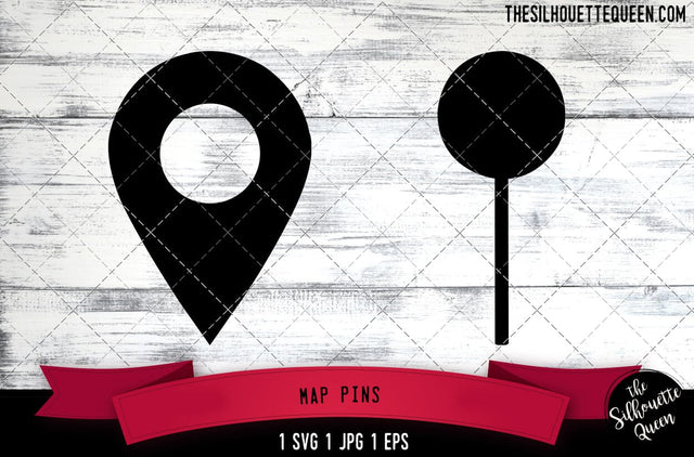 Map Pins SVG File, SVG Bundle File-Cut File-Vector Clip Art for Commercial & Personal Use-Download-Cricut,Cameo,Explore,SCAL,Silhouette SVG Loveleen Kaur 