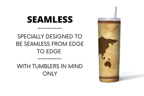 Map Tumbler Sublimation Sublimation SvgOcean 