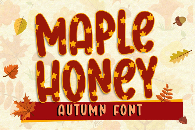 Maple Honey Font Dm Letter Studio 