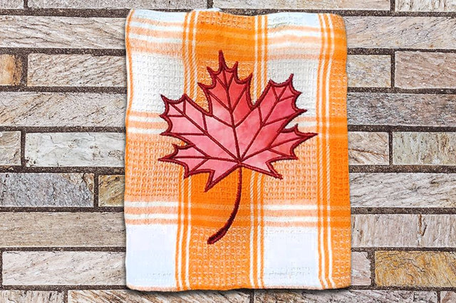 Maple Leaf Applique Embroidery Embroidery/Applique Designed by Geeks 
