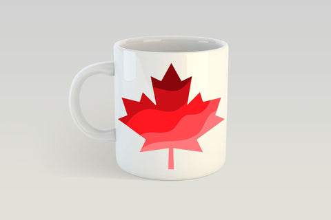 Maple Leaf SVG, Canada Day PNG Sublimation Design, Patriotic Vinyl Cut File. SVG Elinorka 