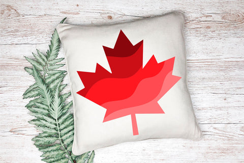 Maple Leaf SVG, Canada Day PNG Sublimation Design, Patriotic Vinyl Cut File. SVG Elinorka 