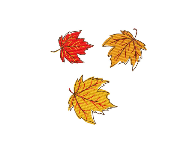 Maple Leaves Machine Embroidery Design, Autumn Embroidery Design, 5 sizes, Instant Download Embroidery/Applique DESIGNS Nino Nadaraia 