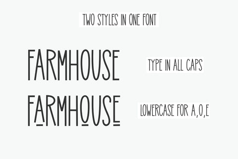 Maple Spruce - Tall Farmhouse Font Font KA Designs 
