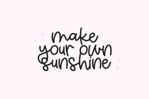 Maple Sugar - Handwritten Script Font Font KA Designs 