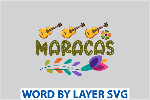 Maracas SVG Design SVG Rafiqul20606 