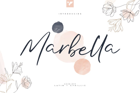 Marbella Script - 3 weights Font VPcreativeshop 