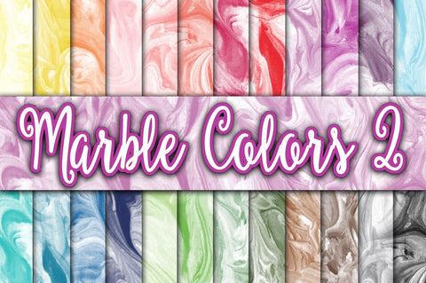 Marble Colors Digital Paper Textures - Set 2 Sublimation Old Market 