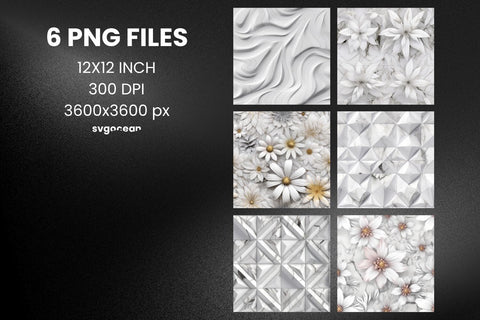 Marble Digital Paper Bundle | Seamless Pattern SVG SvgOcean 