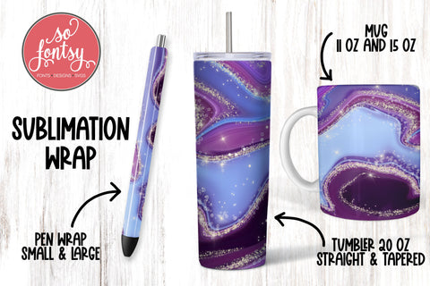 Marble gems sublimation wrap set Sublimation Yustaf Art Store 