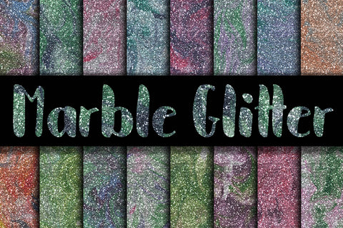 Marble Glitter Digital Paper Textures Sublimation Old Market 