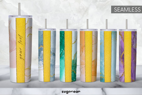 Marble Glitter Tumbler Sublimation | PNG Bundle | Tumbler 20oz Sublimation SvgOcean 