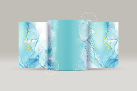 Marble Gold Glitter Abstract Sublimation Mug Wrap, Add Your Own Name, Marble Mug Wrap Pattern, 11 & 15 Oz Mug Cricut Press Sublimation Wrap Sublimation Syre Digital Creations 