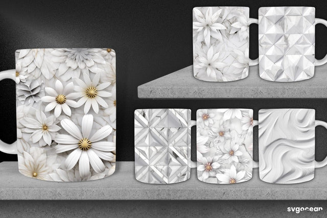 Marble Mug Wrap | 11 oz | Sublimation SVG SvgOcean 