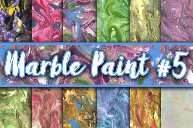 Marble Paint Textures - Set 5 Sublimation Old Market 