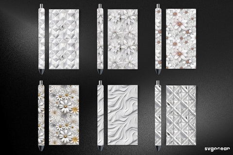 Marble Pen Wraps | Sublimation Bundle SVG SvgOcean 