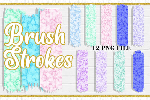 Marble Texture Brush Strokes, PNG Sublimation Design Sublimation artnoy 