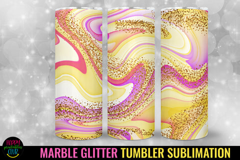 Marble Tumbler Sublimation I 20 Oz Tumbler Wrap PNG Sublimation Happy Printables Club 