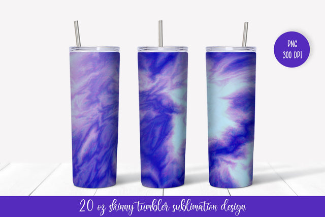 Marble Tumbler Sublimation Wrap. Blue Purple Tumbler Design Sublimation LaBelezoka 