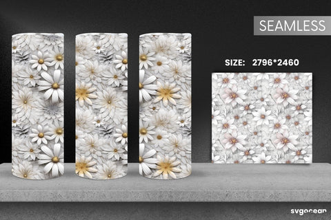 Marble Tumbler Wrap | Skinny 20 oz | Sublimation SVG SvgOcean 