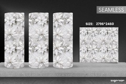 Marble Tumbler Wrap | Skinny 20 oz | Sublimation SVG SvgOcean 