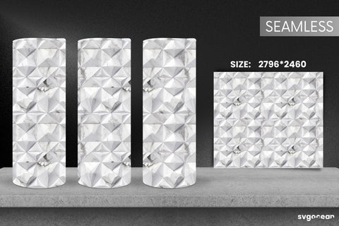 Marble Tumbler Wrap | Skinny 20 oz | Sublimation SVG SvgOcean 