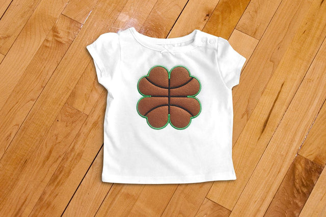 March Madness Clover Basketball Applique Embroidery Embroidery/Applique Designed by Geeks 